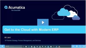Get to the Cloud with Modern ERP On-Demand Webinar